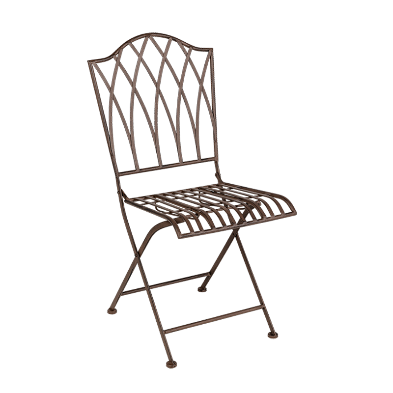 Silla Florencia de hierro forjada para alquilar