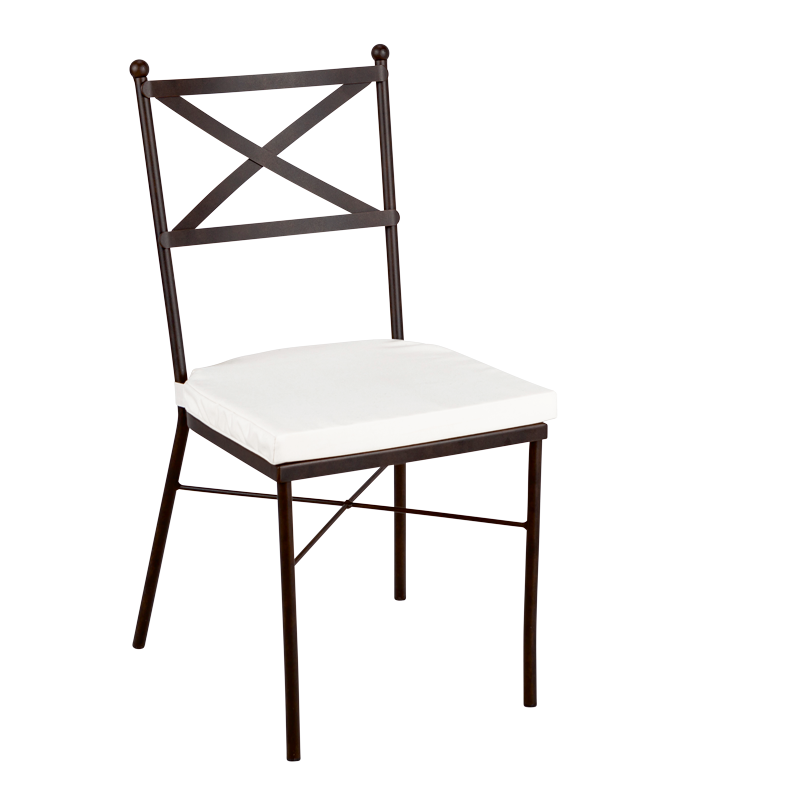 Silla Toscana cojín blanco para alquilar