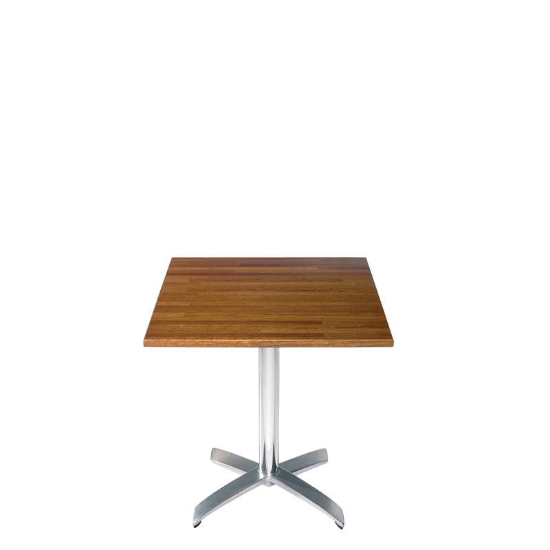 Mesa cuadrada Luisiana 70 x 70 cm Alt. 73 cm para alquilar