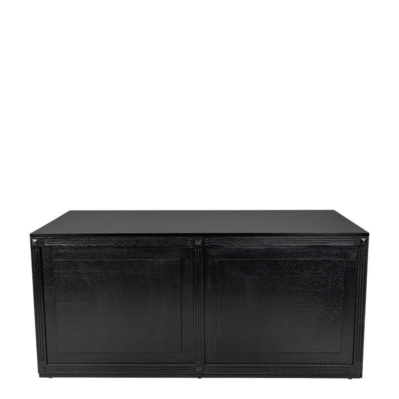 Buffet Cigare Club negro 100 x 200 cm Alt. 90 cm para alquilar