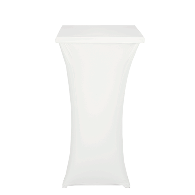 Mesa cóctel alta con funda 60 x 60 cm Alt 111 cm para alquilar