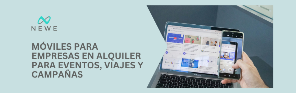 Móviles para empresas en alquiler para eventos, viajes y campañas
